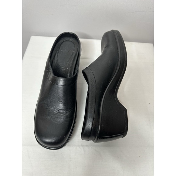 Dansko Women's EU 41 Black Leather Slip-On Mule Clog Shoes Classic - Picture 1 of 7
